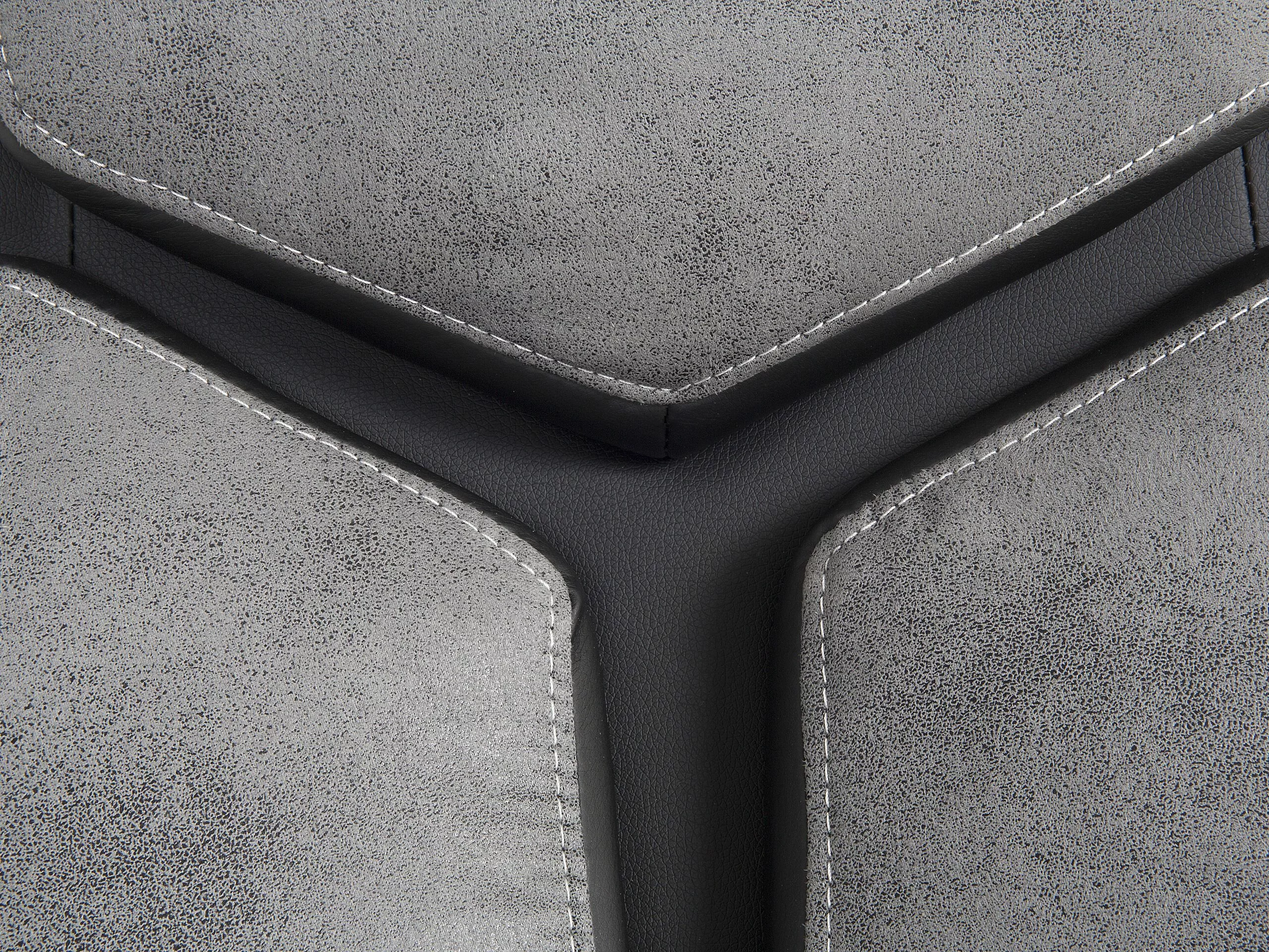 Beliani Bureaustoel Grijs FORMULA 1 - Afbeelding 7