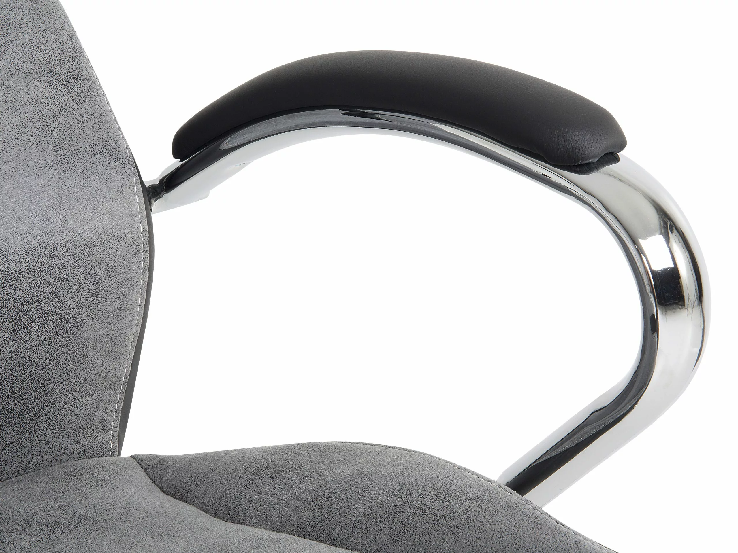 Beliani Bureaustoel Grijs FORMULA 1 - Afbeelding 8