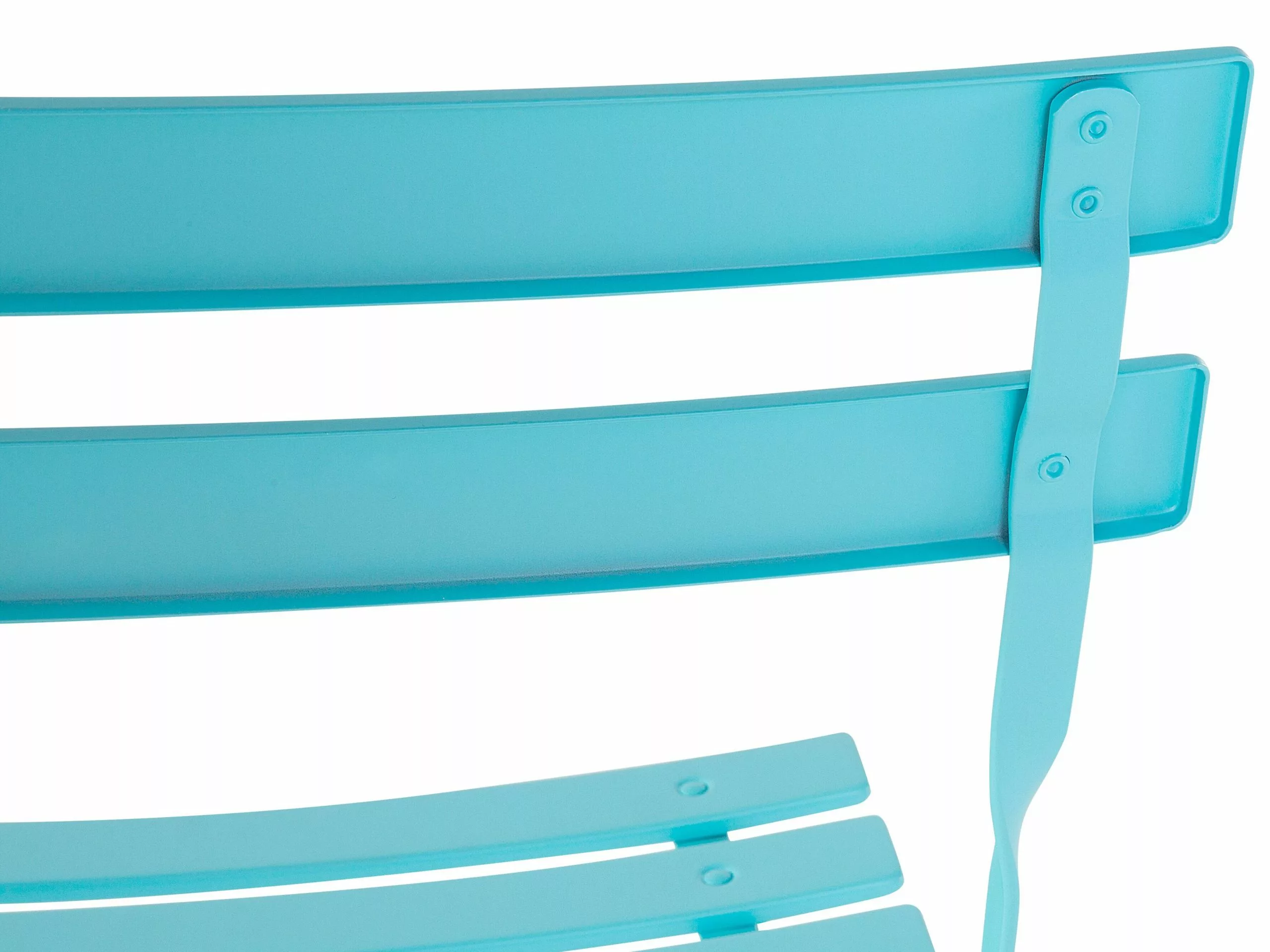 Beliani Balkonset Metaal Blauw FIORI - Afbeelding 9