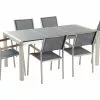 Beliani Tuinset 6-zits Graniet Grijs GROSSETO