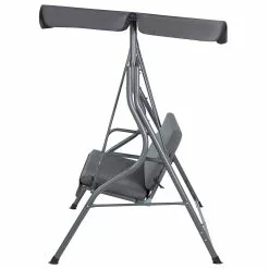 Beliani Schommelbank Donkergrijs CHAPLIN -Exporteren Stoelen Winkel undef src sa picid 409178 type whitesh image scaled