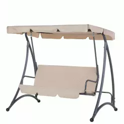 Beliani Schommelbank Beige TEMPLE -Exporteren Stoelen Winkel undef src sa picid 418873 type whitesh image scaled