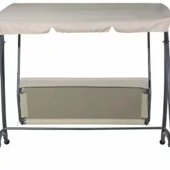 Beliani Schommelbank Beige TEMPLE -Exporteren Stoelen Winkel undef src sa picid 419154 type whitesh image scaled