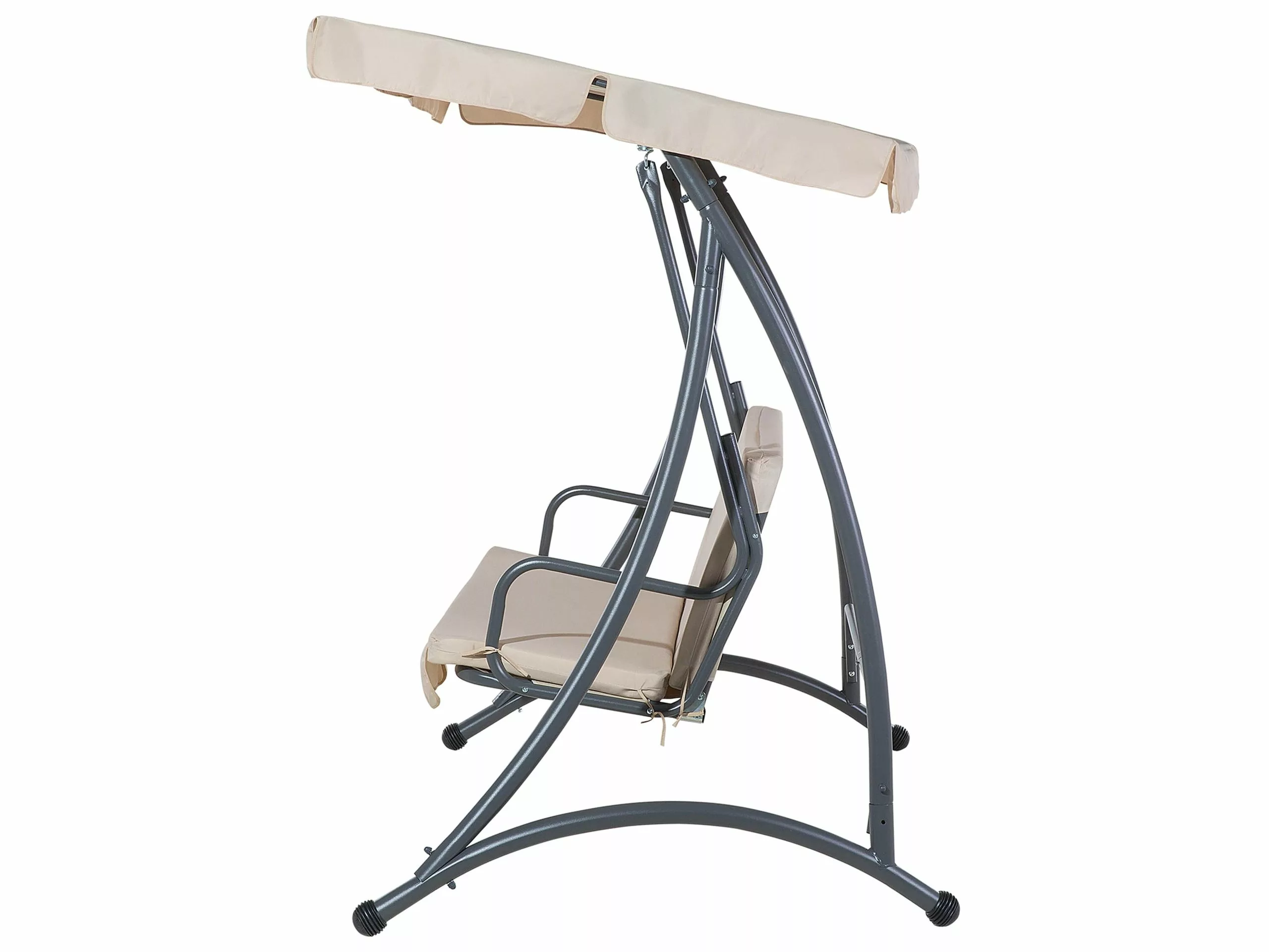 Beliani Schommelbank Beige TEMPLE - Afbeelding 6