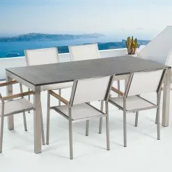 Beliani Tuinset Met 6 Stoelen Graniet Wit GROSSETO 13 Beliani Tuinset Met 6 Stoelen Graniet Wit GROSSETO -Exporteren Stoelen Winkel undef src sa picid 433109 type color image scaled