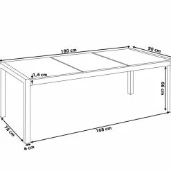 Beliani Tuintafel Graniet/RVS Zwart In Diverse Formaten GROSSETO -Exporteren Stoelen Winkel undef src sa picid 450459 type whitesh image