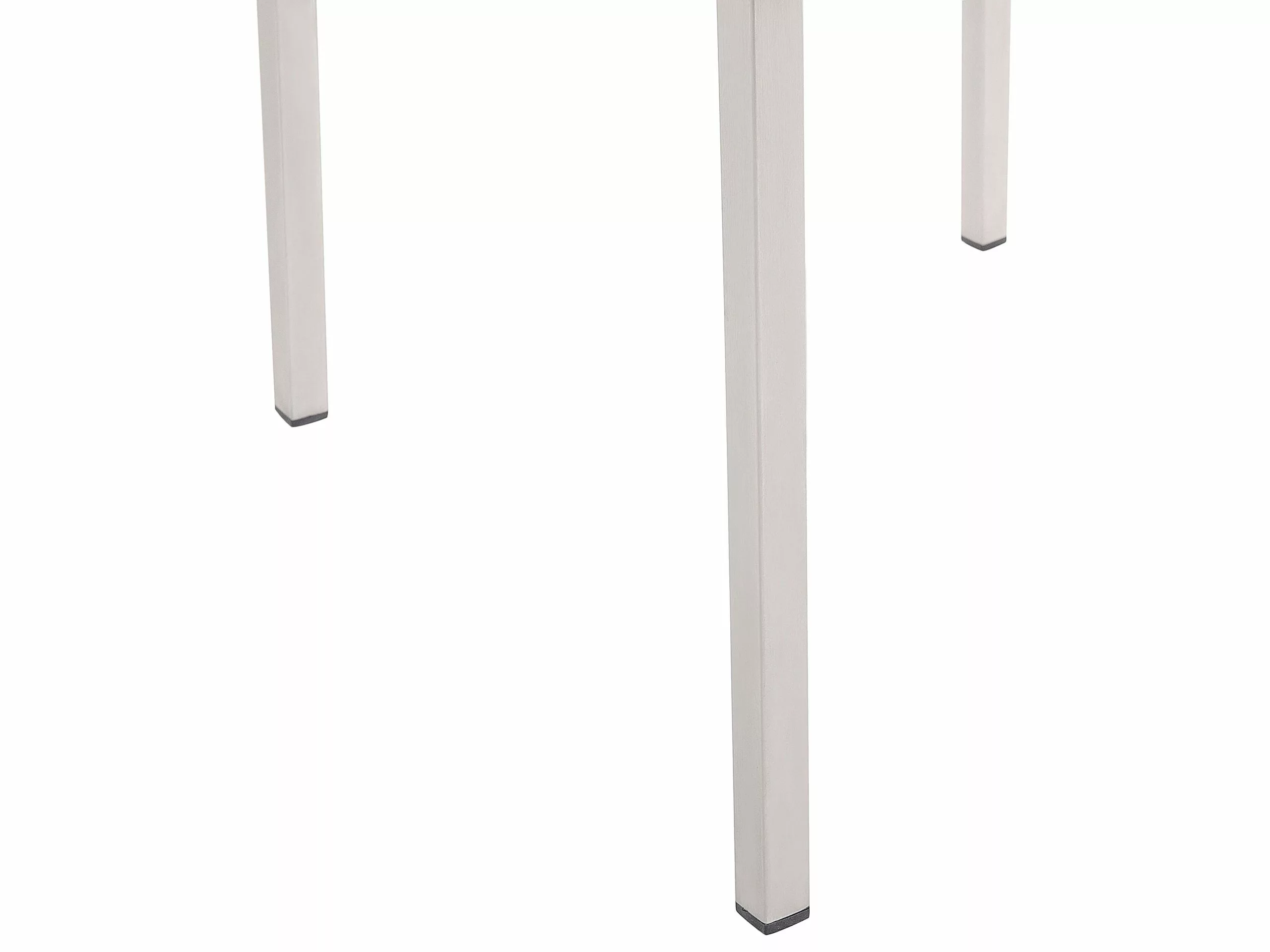 Beliani Tuinset Met 6 Stoelen Graniet/textiel Zwart GROSSETO - Afbeelding 6