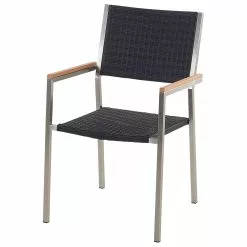 Beliani Tuinset 6-zits Graniet/rotan Zwart GROSSETO -Exporteren Stoelen Winkel undef src sa picid 465040 type whitesh image scaled