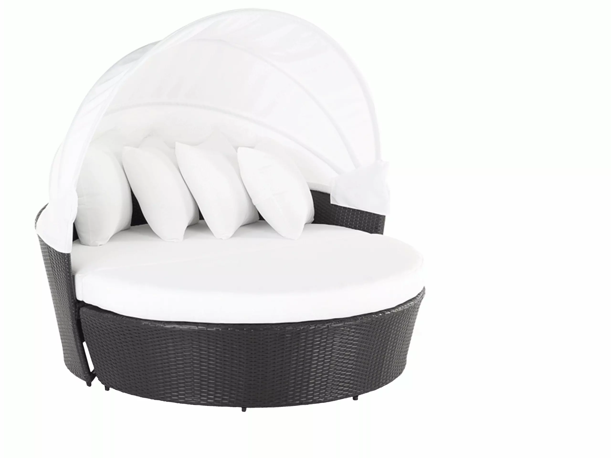 Beliani Zonne-eiland Rotan Bruin SYLT LUX 5 Beliani Zonne-eiland Rotan Bruin SYLT LUX - Afbeelding 3