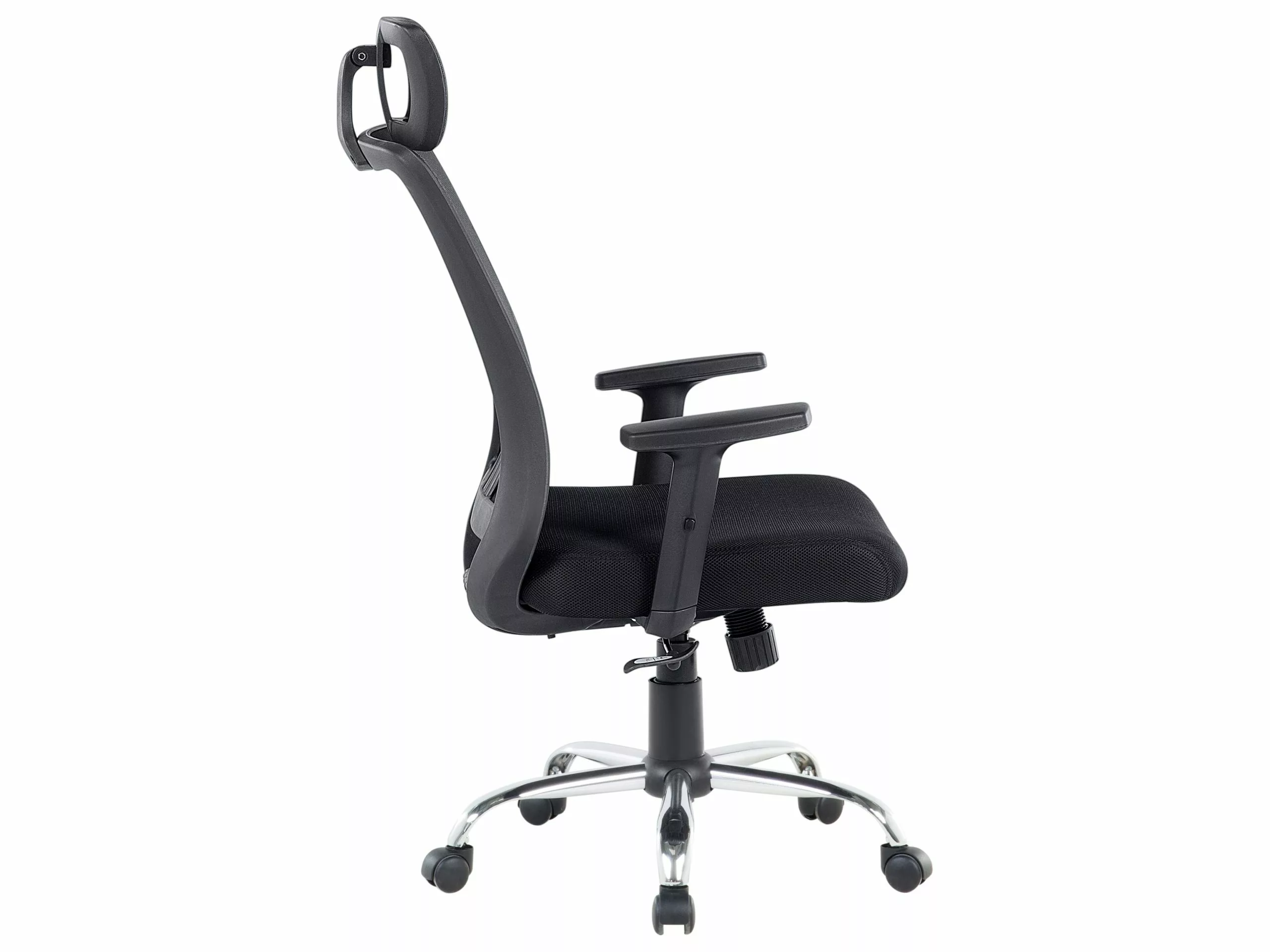 Beliani Burostoel Zwart - Stoel - Bureaustoel - NOBLE 7 Beliani Burostoel Zwart - Stoel - Bureaustoel - NOBLE - Afbeelding 5