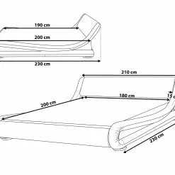 Beliani Bed Leer Goud In Diverse Formaten AVIGNON -Exporteren Stoelen Winkel undef src sa picid 521950 type whitesh image scaled
