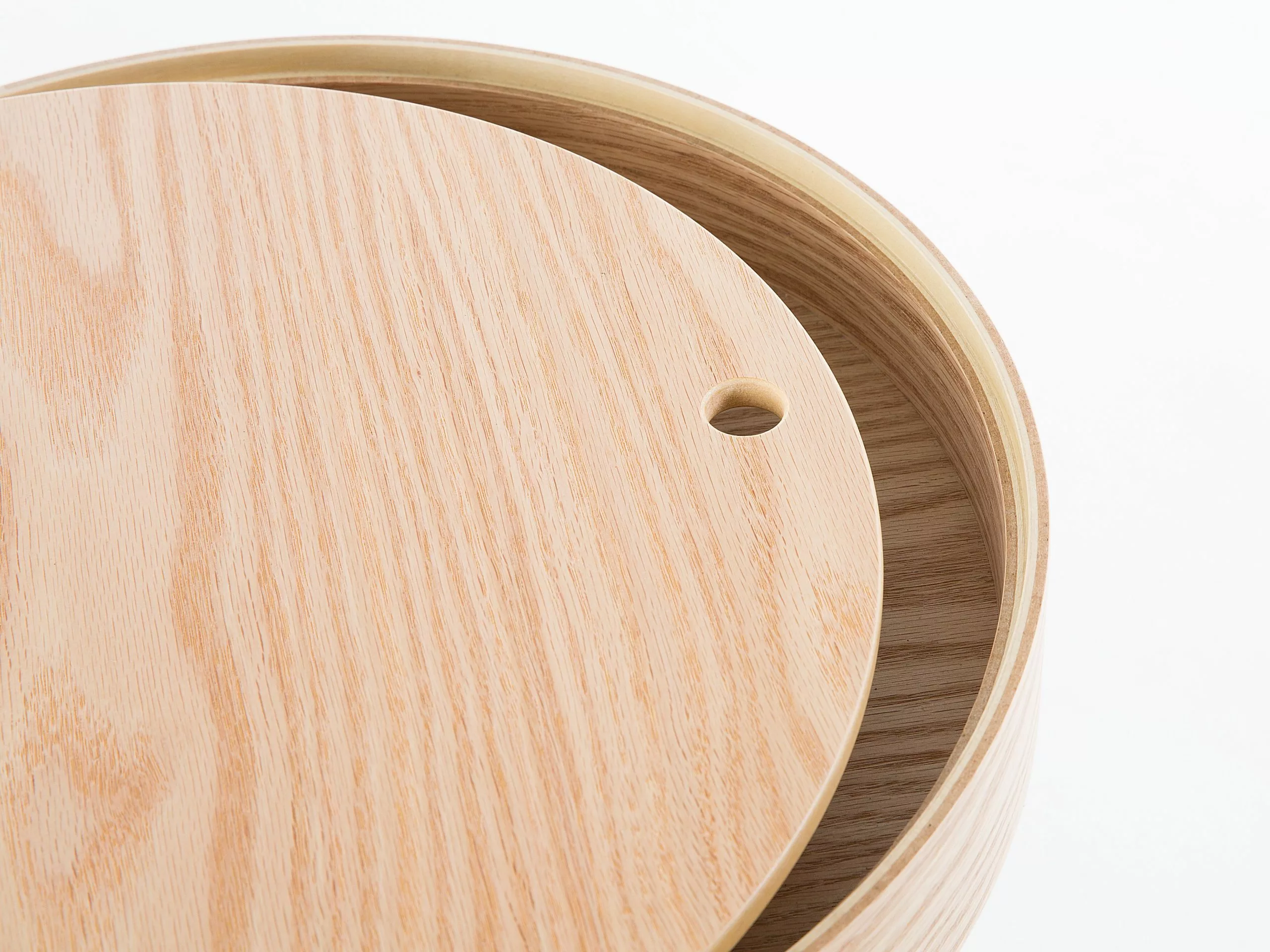 Beliani Bijzettafel Bruin OREGON - Afbeelding 9