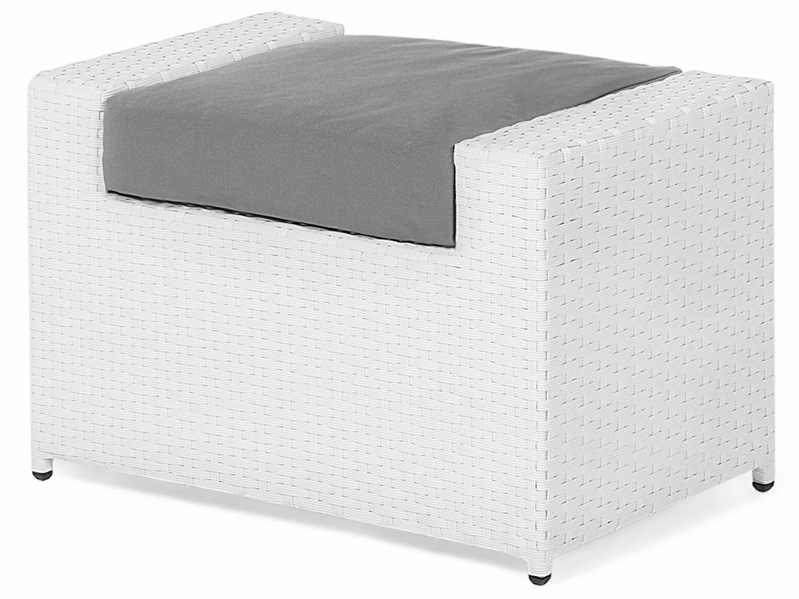 Beliani Loungeset 6-zits Rotan Wit ROMA - Afbeelding 10