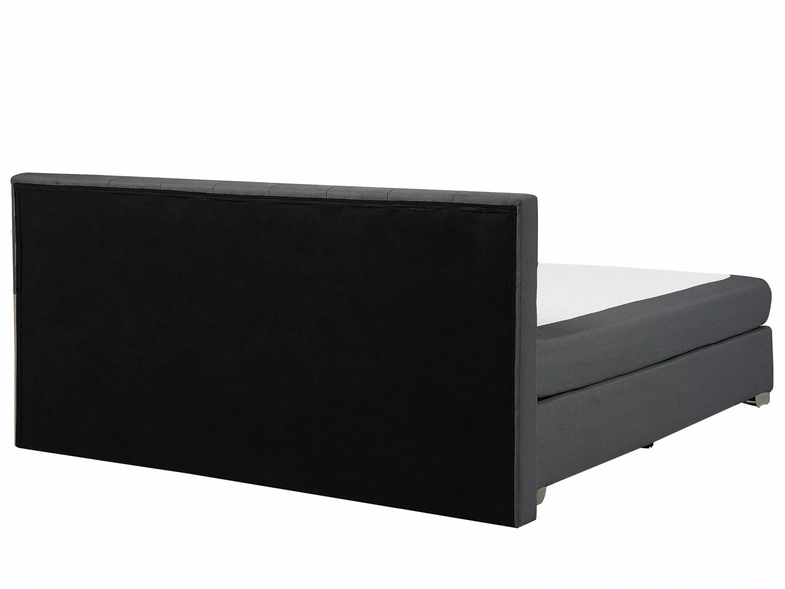 Beliani Boxspring Stof Grijs In Diverse Formaten ADMIRAL 7 Beliani Boxspring Stof Grijs In Diverse Formaten ADMIRAL - Afbeelding 5