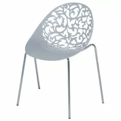 Beliani Eetkamerstoel Set Van 4 Kunststof Grijs MUMFORD -Exporteren Stoelen Winkel undef src sa picid 679351 type whitesh image scaled