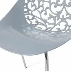 Beliani Eetkamerstoel Set Van 4 Kunststof Grijs MUMFORD -Exporteren Stoelen Winkel undef src sa picid 679356 type whitesh image scaled