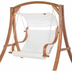 Beliani Schommelbank Beige APRILIA