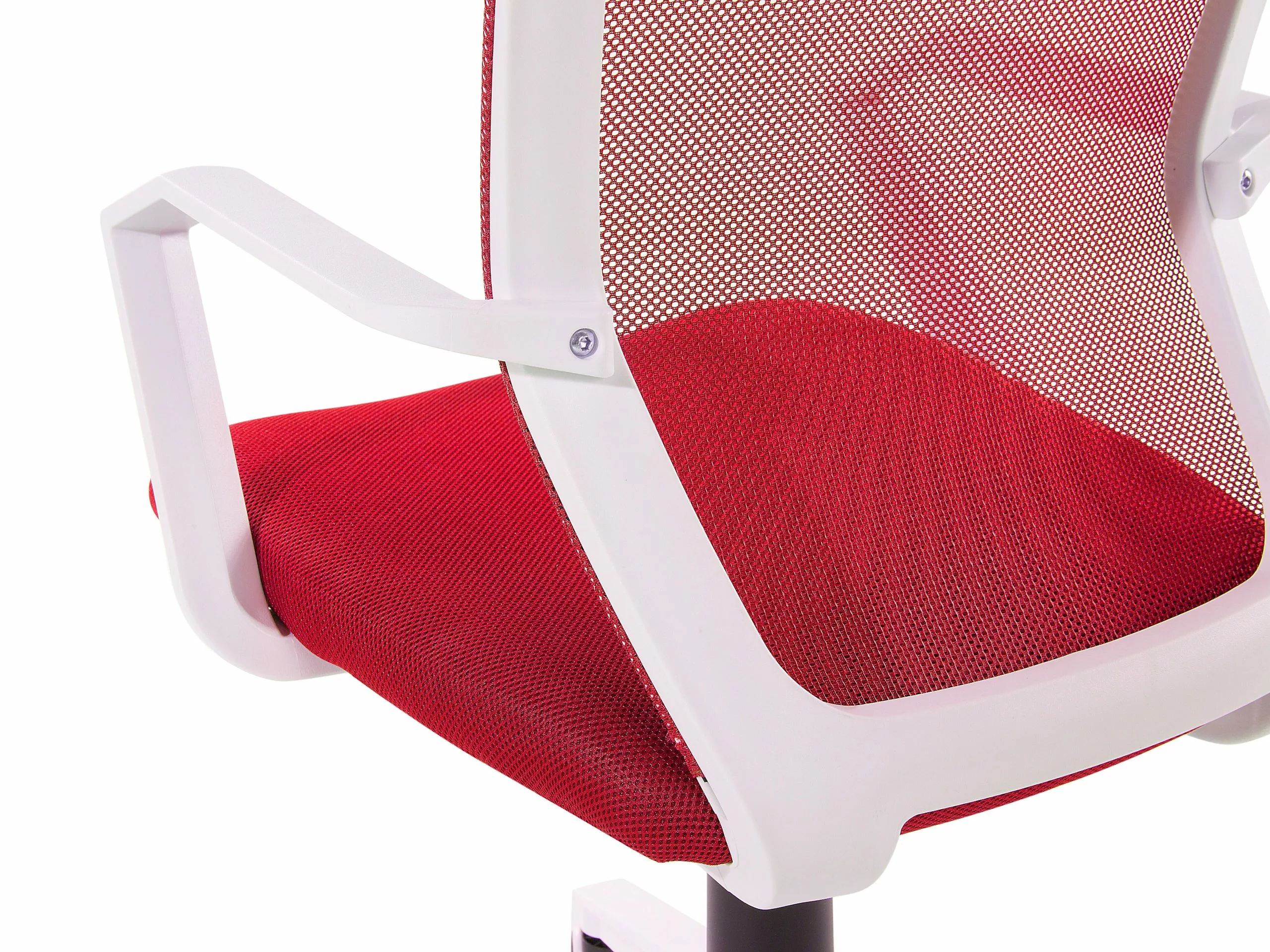 Beliani Bureaustoel Rood RELIEF 12 Beliani Bureaustoel Rood RELIEF - Afbeelding 10