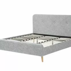 Beliani Bed Stof Lichtgrijs In Diverse Formaten RENNES -Exporteren Stoelen Winkel undef src sa picid 684076 type whitesh image scaled