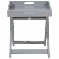 Beliani Bijzettafel Grijs CHESTER -Exporteren Stoelen Winkel undef src sa picid 687533 type whitesh image scaled
