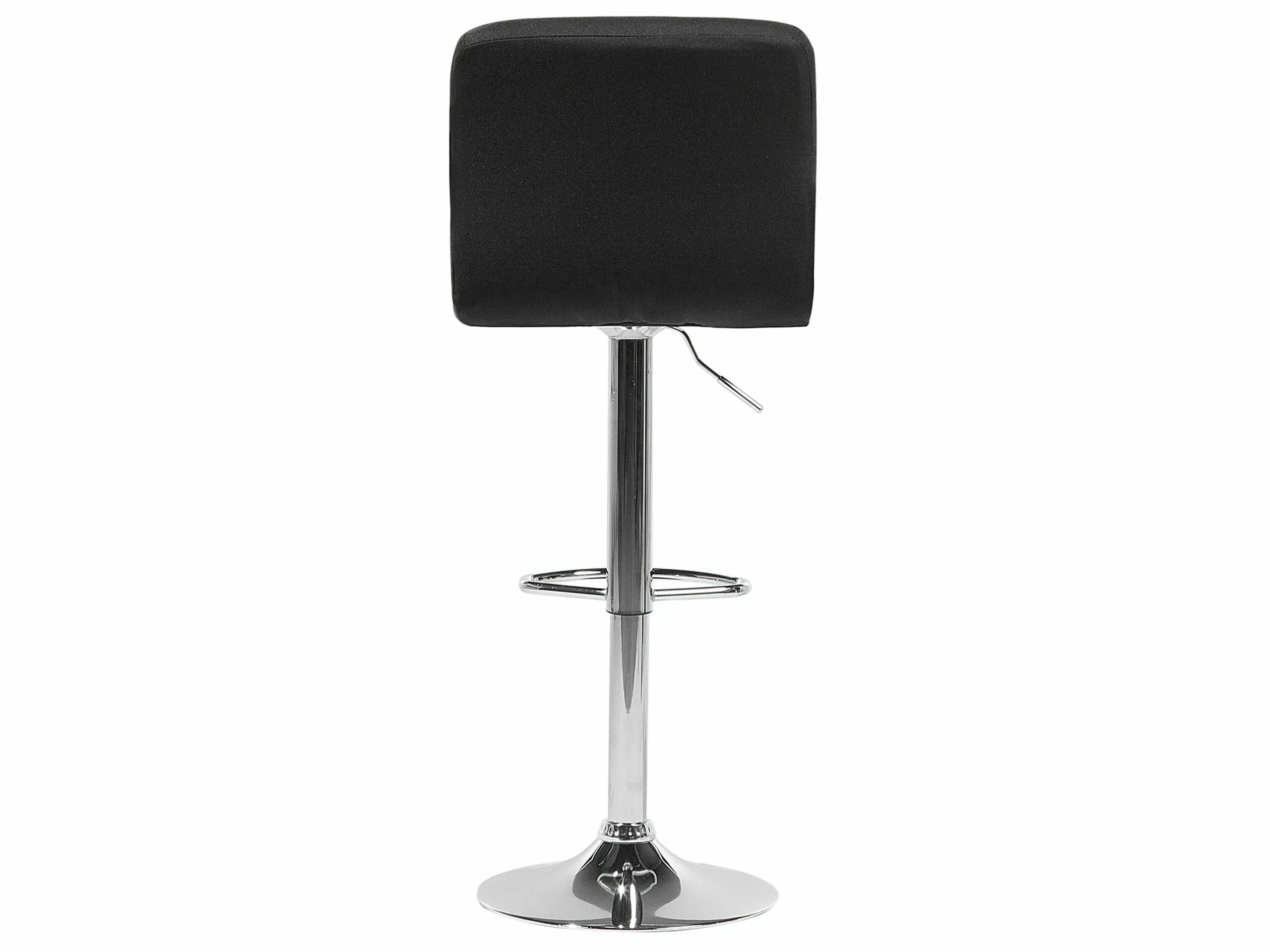 Beliani Barkruk Set Van 2 Stof Zwart MARION - Afbeelding 6