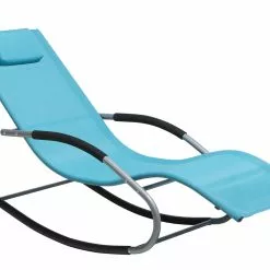 Beliani Ligstoel Staal Turquoise CARANO -Exporteren Stoelen Winkel undef src sa picid 689436 type whitesh image scaled