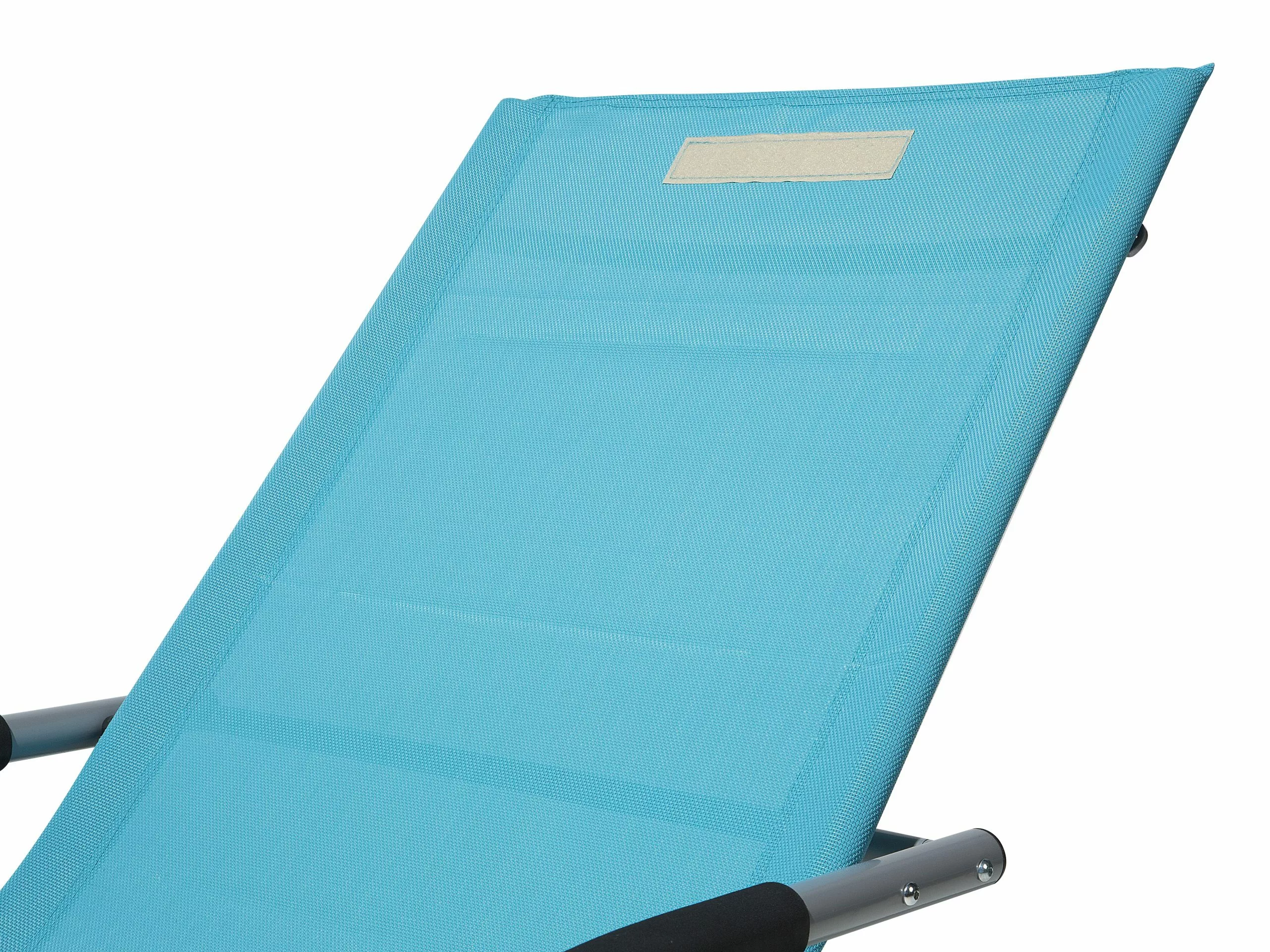 Beliani Ligstoel Staal Turquoise CARANO - Afbeelding 9