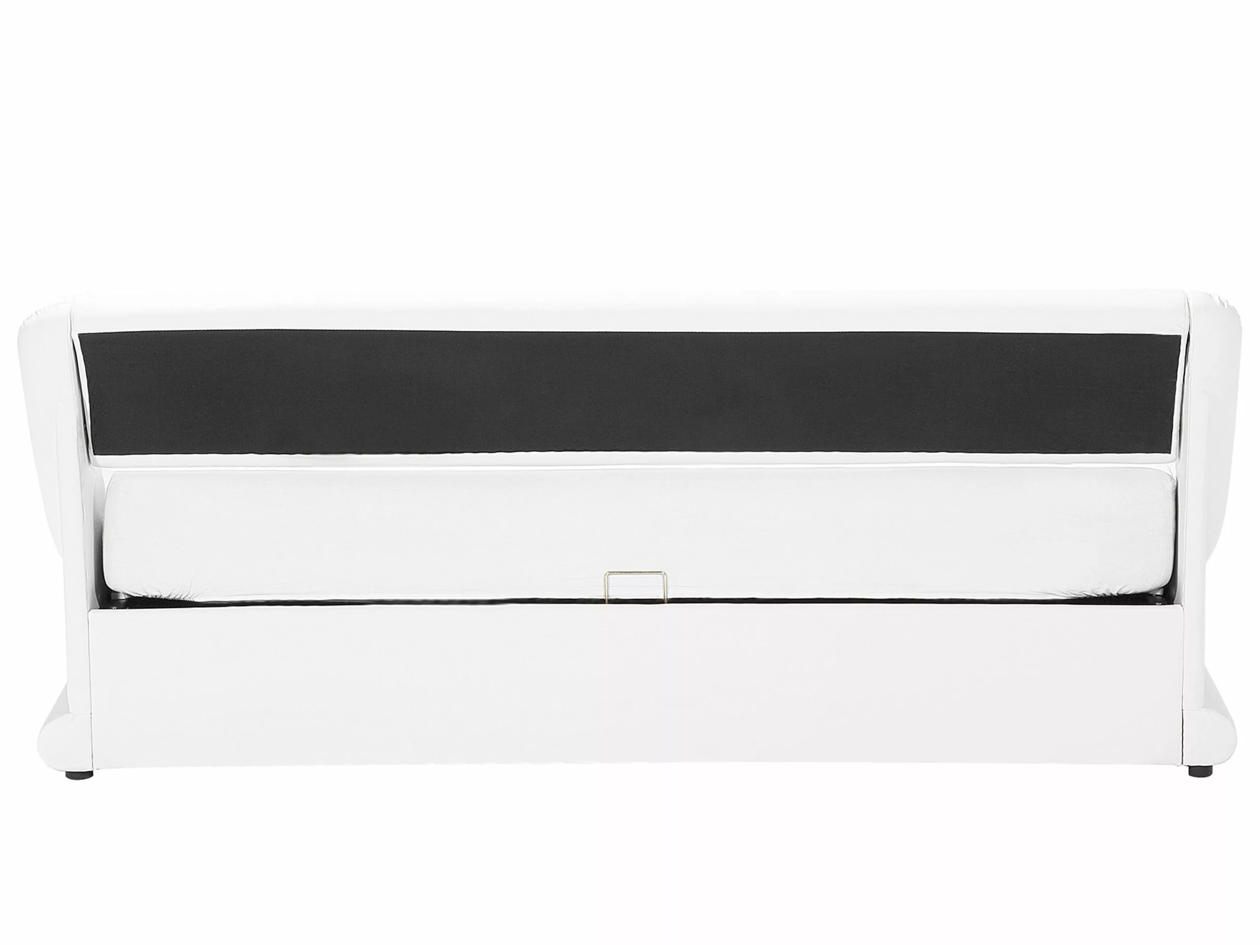 Beliani Bed Kunstleer Wit Met Opbergruimte In Diverse Formaten AVIGNON - Afbeelding 7