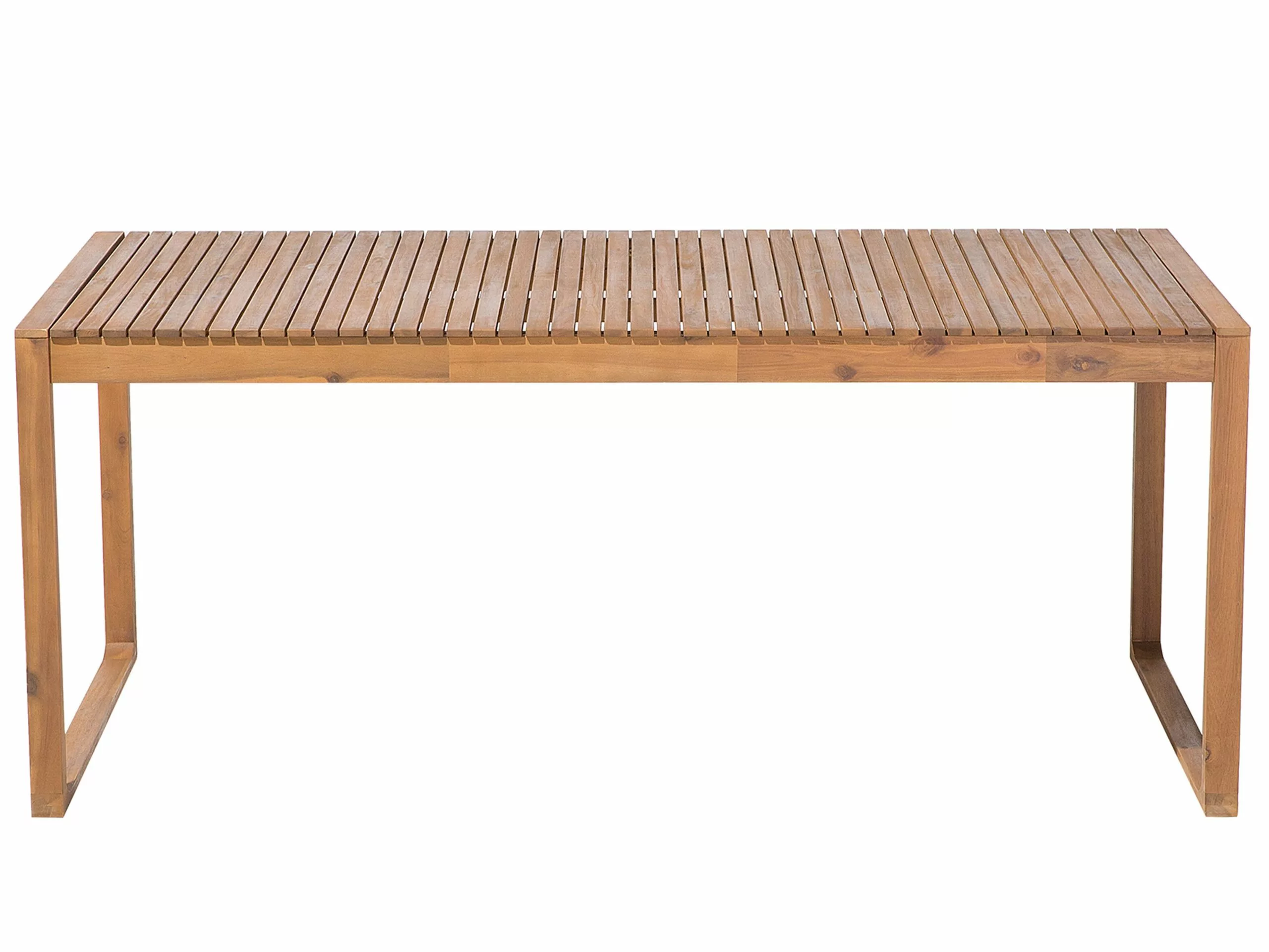 Beliani Tuintafel Acaciahout Bruin 180 X 90 Cm SASSARI - Afbeelding 10