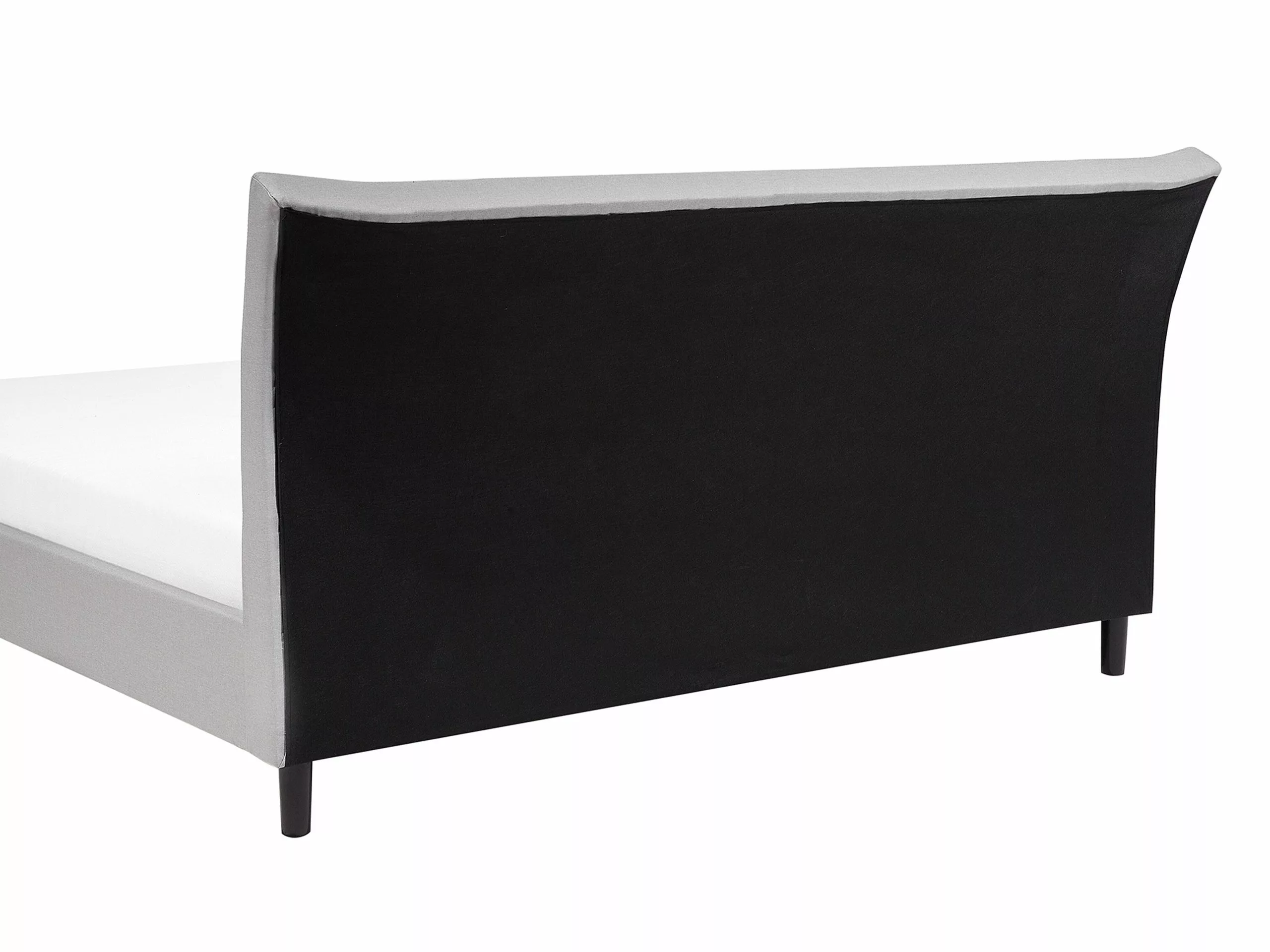 Beliani Bed Stof Lichtgrijs In Diverse Formaten SAVERNE - Afbeelding 10