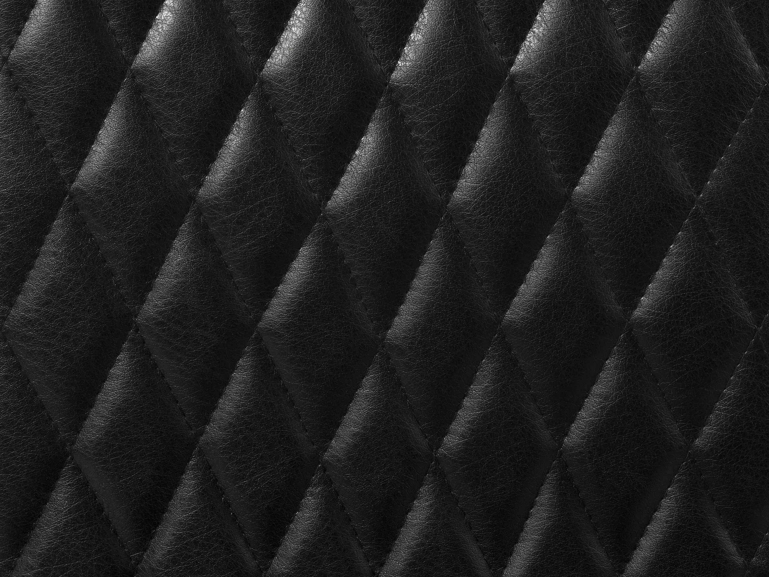 Beliani Eetkamerstoel Set Van 2 Kunstleer Zwart MONTANA - Afbeelding 7