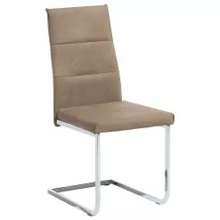 Beliani Eetkamerstoel Set Van 2 Kunstleer Beige ROCKFORD -Exporteren Stoelen Winkel undef src sa picid 693140 type whitesh image scaled