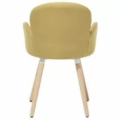 Beliani Eetkamerstoel Set Van 2 Stof Mosterdgeel BROOKVILLE -Exporteren Stoelen Winkel undef src sa picid 693814 type whitesh image scaled