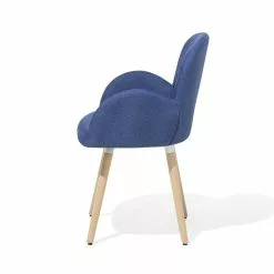 Beliani Eetkamerstoel Set Van 2 Stof Blauw BROOKVILLE -Exporteren Stoelen Winkel undef src sa picid 696225 type whitesh image scaled