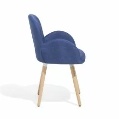 Beliani Eetkamerstoel Set Van 2 Stof Blauw BROOKVILLE -Exporteren Stoelen Winkel undef src sa picid 696226 type whitesh image scaled