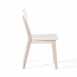 Beliani Eetkamerstoel Set Van 2 Hout Wit SANTOS -Exporteren Stoelen Winkel undef src sa picid 696482 type whitesh image scaled