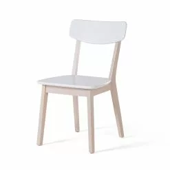Beliani Eetkamerstoel Set Van 2 Hout Wit SANTOS -Exporteren Stoelen Winkel undef src sa picid 696485 type whitesh image scaled