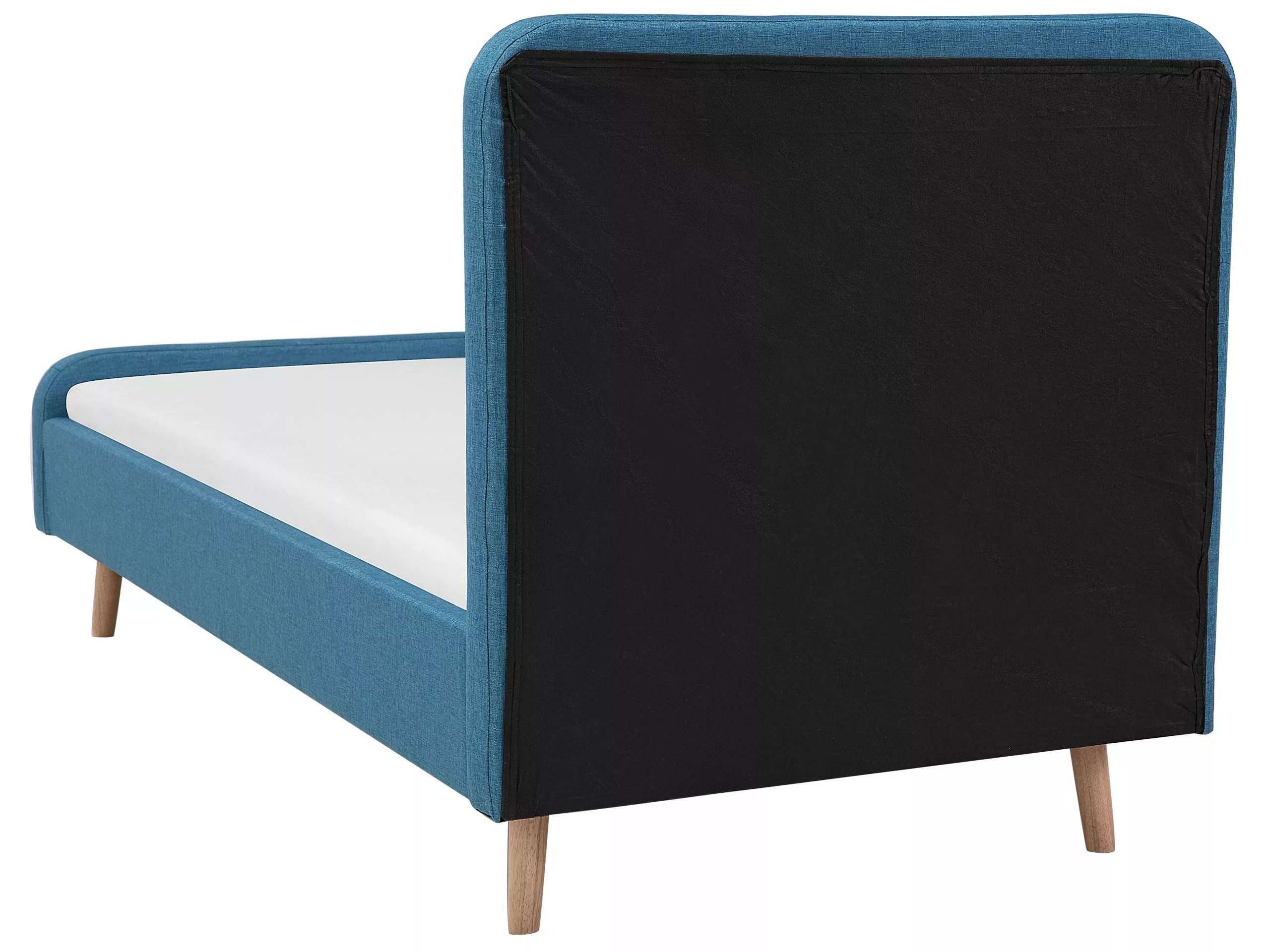 Beliani Bed Stof Donkerblauw 90 X 200 Cm RENNES - Afbeelding 5