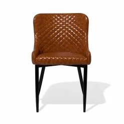 Beliani Eetkamerstoel Set Van 2 Kunstleer Bruin SOLANO -Exporteren Stoelen Winkel undef src sa picid 703313 type whitesh image scaled