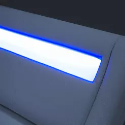 Beliani Waterbed Kunstleer Wit Met LED Multicolor In Diverse Formaten AVIGNON -Exporteren Stoelen Winkel undef src sa picid 704836 type whitesh image