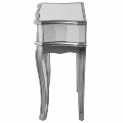 Beliani Sidetable Zilver SOMMA -Exporteren Stoelen Winkel undef src sa picid 705221 type whitesh image scaled