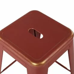 Beliani Barkruk Set Van 2 Metaal Rood/goud CABRILLO L -Exporteren Stoelen Winkel undef src sa picid 705342 type whitesh image scaled
