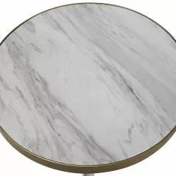 Beliani Bijzettafel Wit/goud RAMONA -Exporteren Stoelen Winkel undef src sa picid 705786 type whitesh image scaled