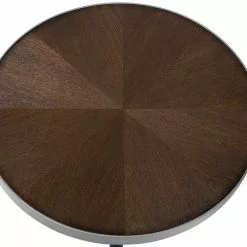 Beliani Bijzettafel Donkerbruin/zilver RAMONA -Exporteren Stoelen Winkel undef src sa picid 705810 type whitesh image scaled