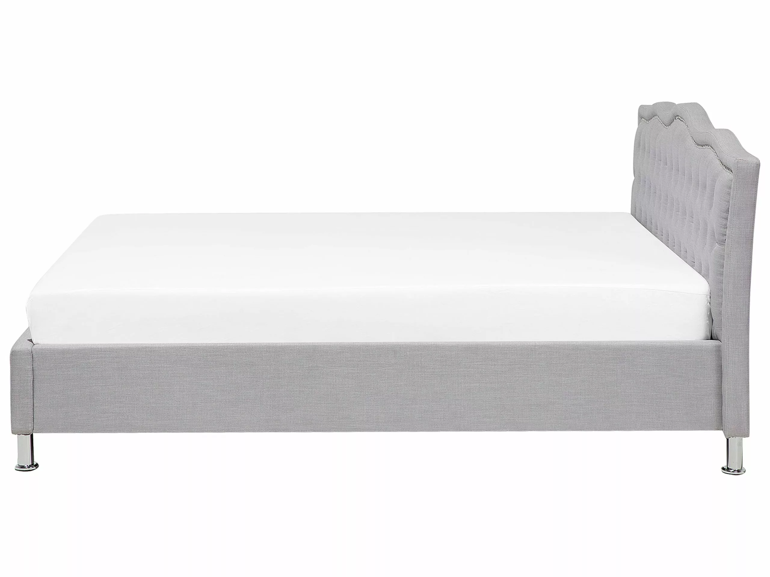 Beliani Bed Stof Grijs Met Opbergruimte In Diverse Formaten METZ - Afbeelding 6