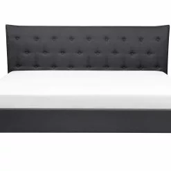 Beliani Bed Stof Donkergrijs In Diverse Formaten SAVERNE -Exporteren Stoelen Winkel undef src sa picid 708214 type whitesh image scaled