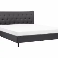 Beliani Bed Stof Donkergrijs In Diverse Formaten SAVERNE -Exporteren Stoelen Winkel undef src sa picid 708215 type whitesh image scaled