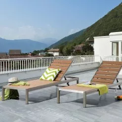 Beliani Ligstoel Aluminium Bruin NARDO -Exporteren Stoelen Winkel undef src sa picid 708276 type color image scaled