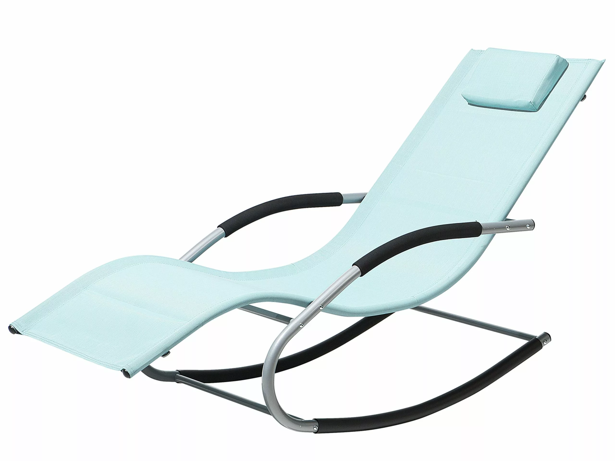 Beliani Ligstoel Staal Mintgroen CARANO 7 Beliani Ligstoel Staal Mintgroen CARANO - Afbeelding 5