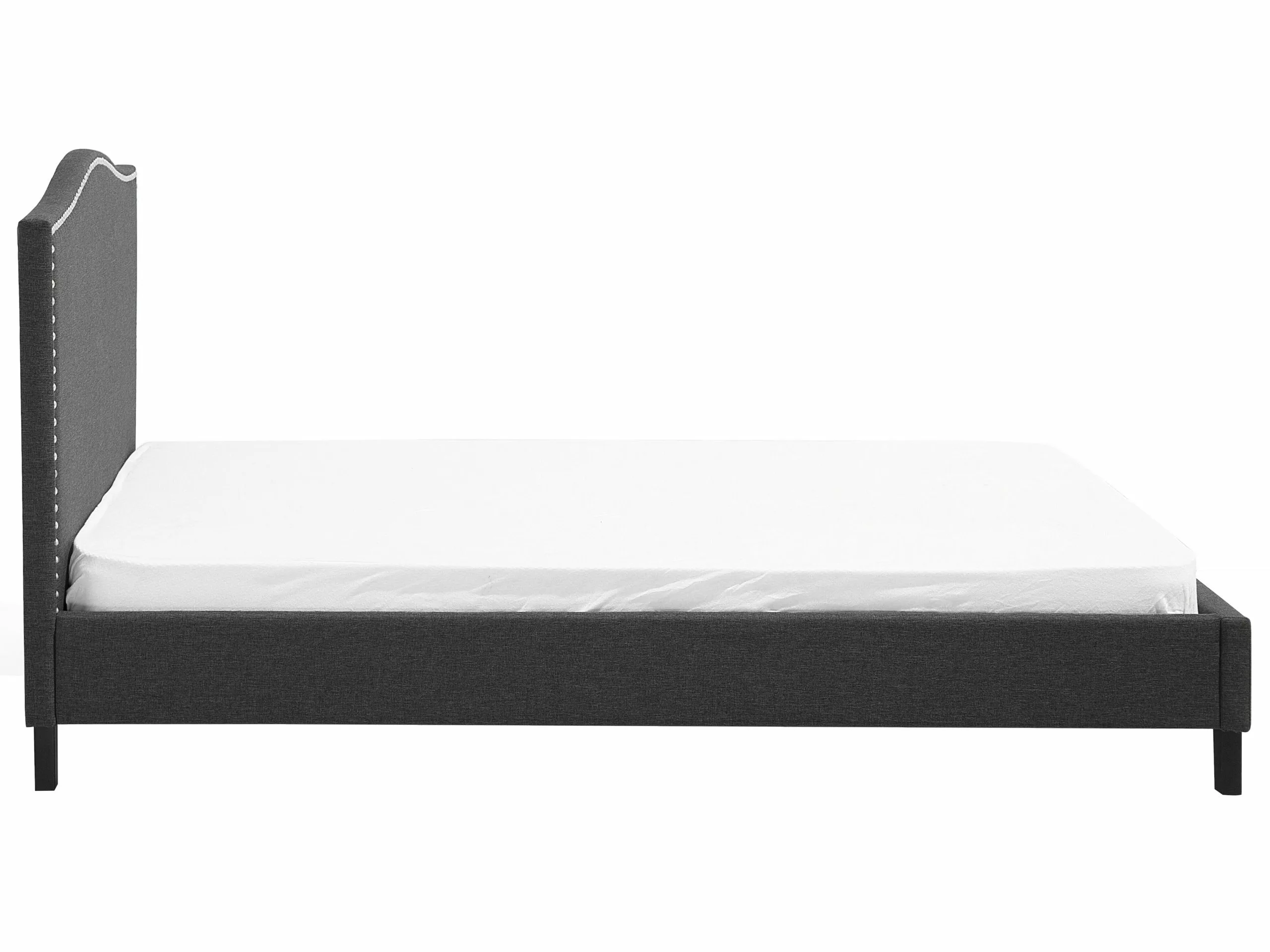 Beliani Bed Stof Grijs Met LED Multicolor In Diverse Formaten MONTPELLIER - Afbeelding 6